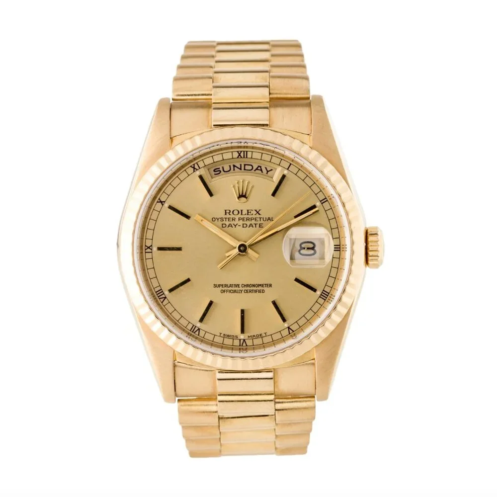 Rolex Day-Date Men's President Bracelet 18kt Watch